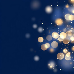 Obraz premium Abstract Blue Bokeh Background Illustration