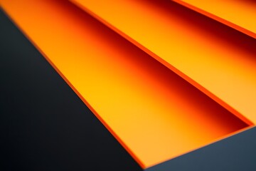 Orange & Black Abstract Design: Bold, Vibrant, Geometric Shapes