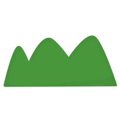 green mountain landscape