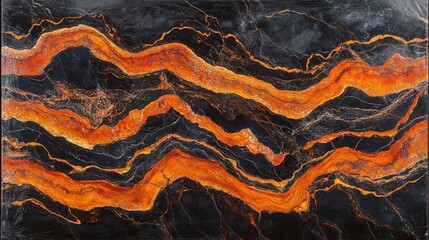 Fototapeta premium Abstract Background Of Molten Lava