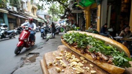Delicious Vietnamese Banh Mi Street Food Scene