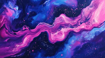 Abstract Background Of  Nebula Dreams