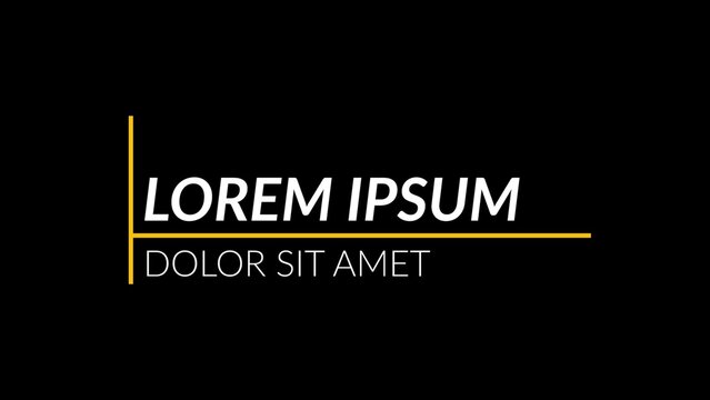 Modern Clean Corporate Title Intro