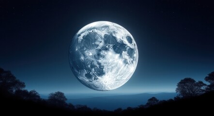 Curtains Lunar Elegance: Craters Under the Starlit Sky.