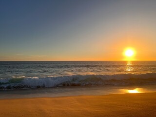 Fototapeta premium Sunset on the water 