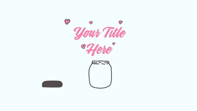 Valentine Animated Scribble Title Intro