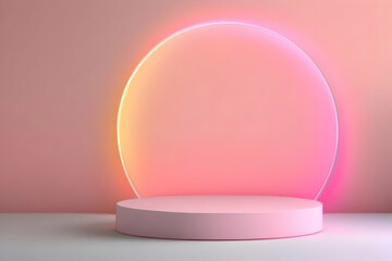 Pink Pastel 3D Render Background