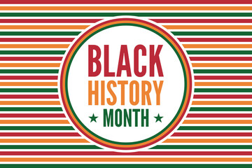Black History Month, celebrating the black history	