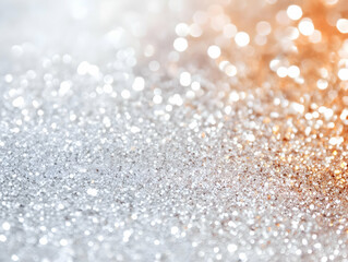 Silver Gold Glitter Abstract Background