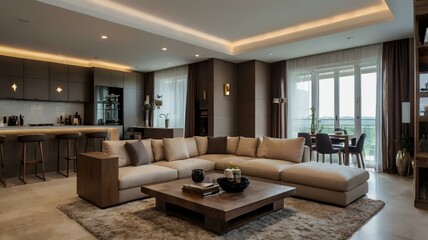 Fototapeta premium modern interior home design