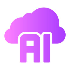 cloud gradient icon