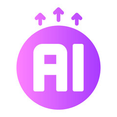 growth gradient icon