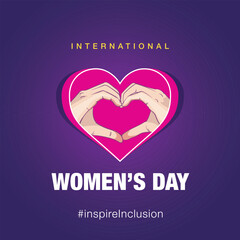 Celebrating Women's Day with symbols of empowerment, unity, and global recognition of women's achievements.