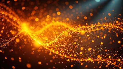 Abstract Gold Light Magic Backgrounds - Stunning AI Art