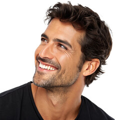 Fototapeta premium portrait of a cute handsome man