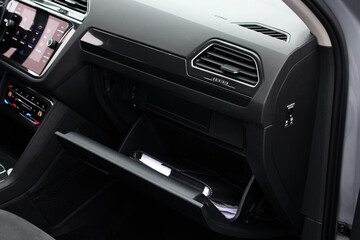 Document Holder Folder Wallet Service Book. Open glove compartment. Owners manual handbook. Car...