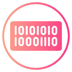 code gradient icon