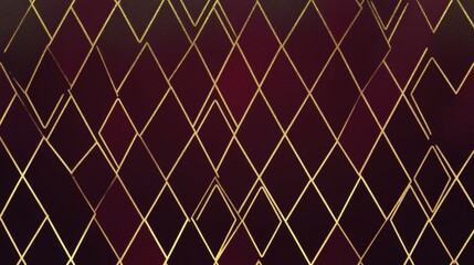 Fototapeta premium Elegant Chinese Background Minimalist Geometric Diamond Pattern Gold on BCEA Digital Art Modern Aesthetic