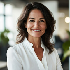 Confident Professional in Office Setting