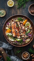 fish, walnuts, flax seed