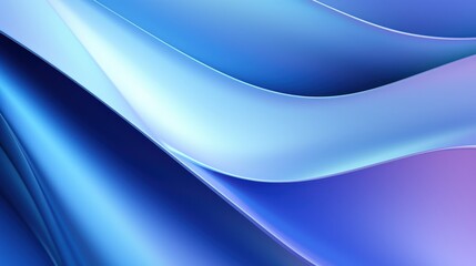 Beautiful Shiny Blue Background in Two Shades with Smooth Curves and Gradients for Creative Design and Art Projects
