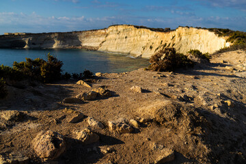 Obraz premium the wild and beautiful shore of malta island