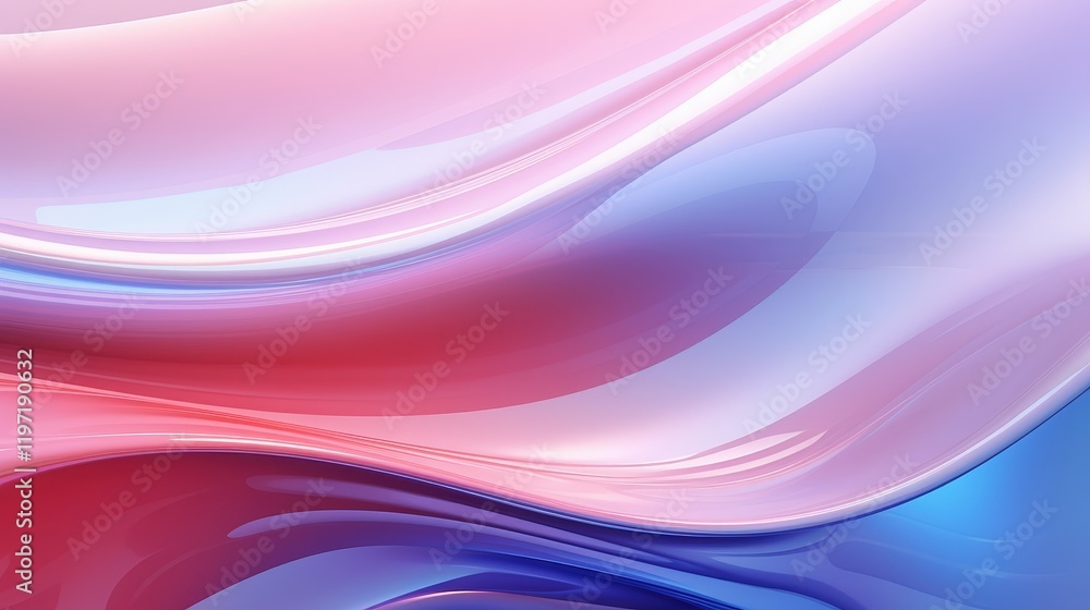 Poster abstract 3d rendered backgrounds featuring smooth curves and soft color gradients for modern design 