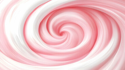 Pink and White Abstract Swirl Background