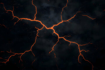 Lava Crack Abstract Background