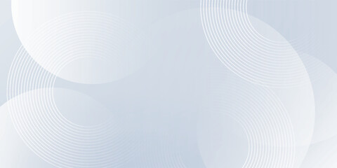 Obraz premium Abstract grey background with dynamic circle lines.