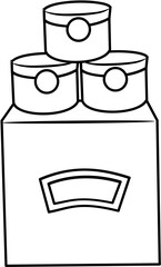 eid hampers coloring page