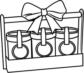 eid hampers coloring page