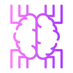brain gradient icon