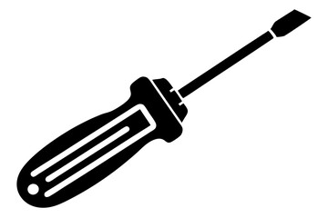 screwdriver silhouette vector illustration