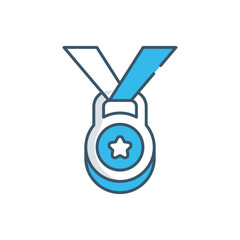 Marathon Medal vector icon