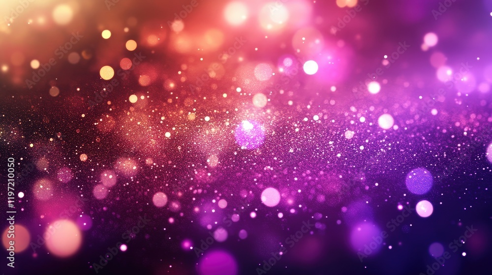 Poster abstract modern background with colorful bokeh and sparkles for creative design and visual art proje