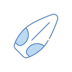 Surfboard vector icon
