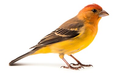 robin isolated on white background