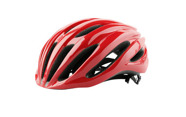 Fototapeta premium Bicycle Crash Helmet isolated on transparent Background