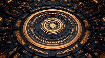 Fototapeta premium Intricate Spiral Architecture in Modern Building Design Showcasing Curved Lines and Innovative Structure Creating a Unique Visual Aesthetic Experience