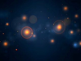 Obraz premium Abstract Background Orange Circles