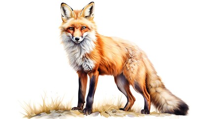 Fototapeta premium red fox vulpes 4 years old