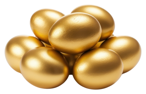 PNG Golden eggs gold golden accessories.