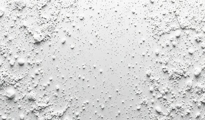 Close up of white porcelain surface with raised dots pattern and uneven texture