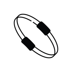 Hula Hoop vector icon