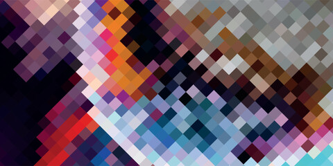 Sci-Fi Color Palette Glitch Illustration