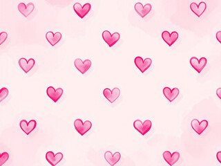 Hearts, Pink, Pattern, Love, Romantic, Cute, Valentine's Day, Repeating, Symmetrical, Playful, Whimsical, Soft, Delicate, Feminine, Charming, Sweet, Adorable, Light, Pastel, Gentle, Tender, Warm, Invi