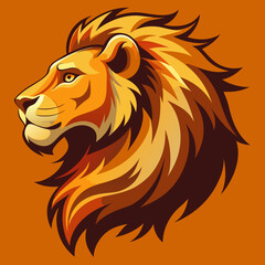 lion head illustration