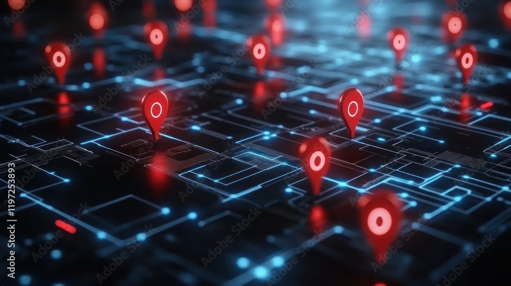 Poster cybernetic location network: a digital map of global positioning
