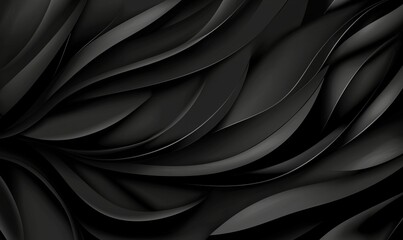 Fototapeta premium Abstract black waves background design for websites, presentations, or digital art